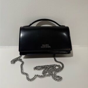 Nwt Marc Jacobs THE GLAM MIRROR MINI BAG - black